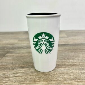 Starbucks | Classic White and Green Coffee Traveler Tumbler 12 oz